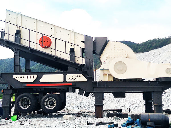 移動式鵝卵石破碎、制砂機